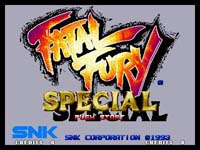 Fatal fury Special, capture d'écran